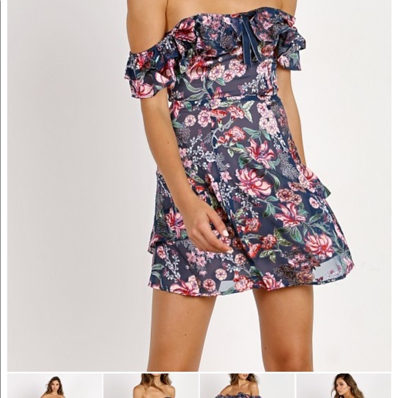 For Love and Lemons Flora off shoulder dress - Picture 3 of 5